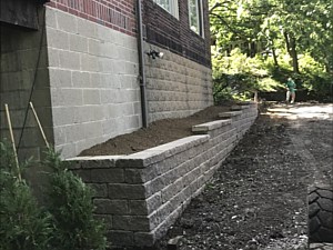 Forrest Hills Retaining Wall